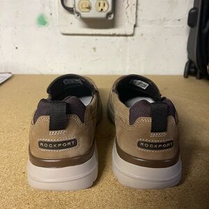 Rockport Tan and Brown Loafers Slip-On Comfort